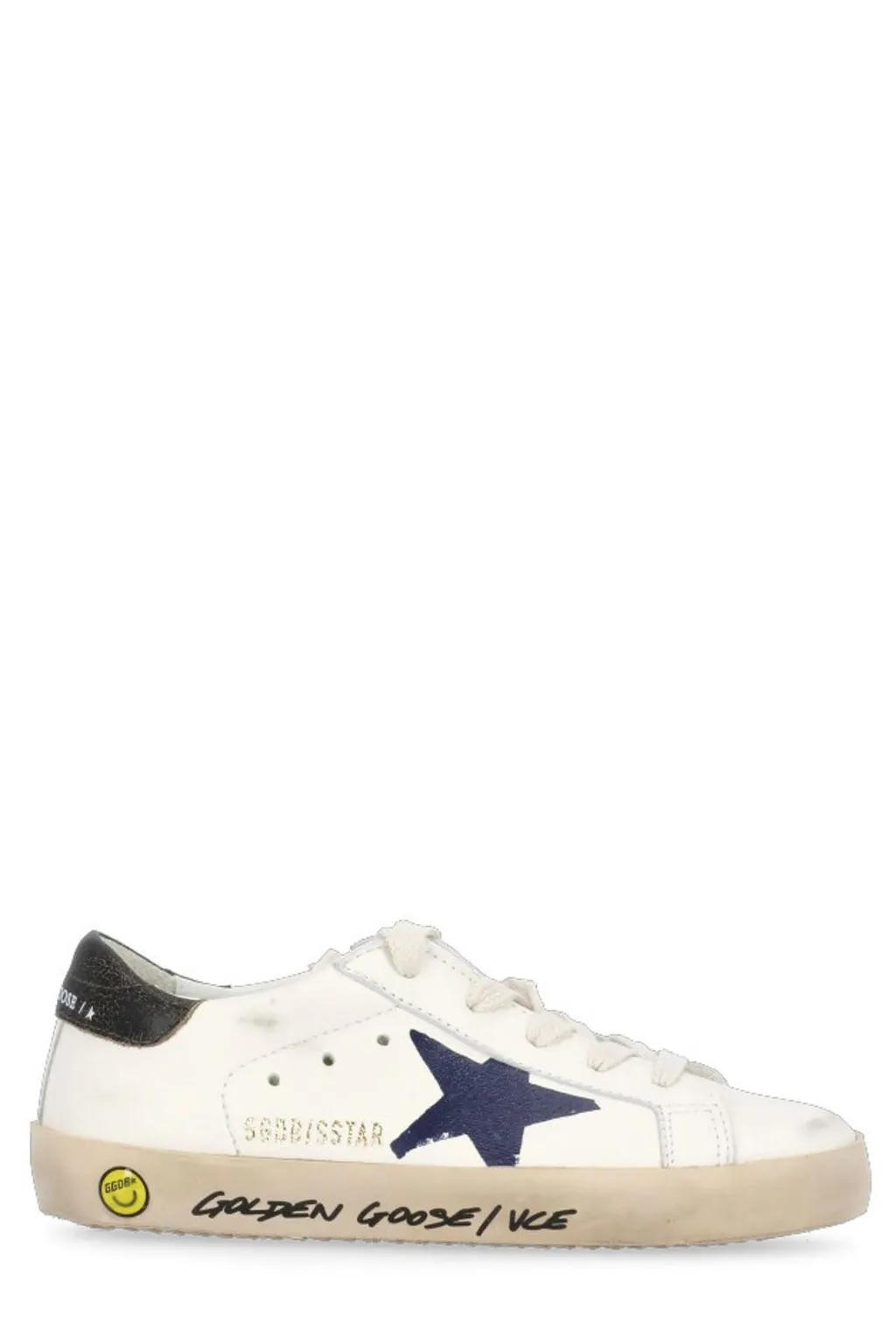 Golden Goose Kids Superstar Lace-Up Sneakers
