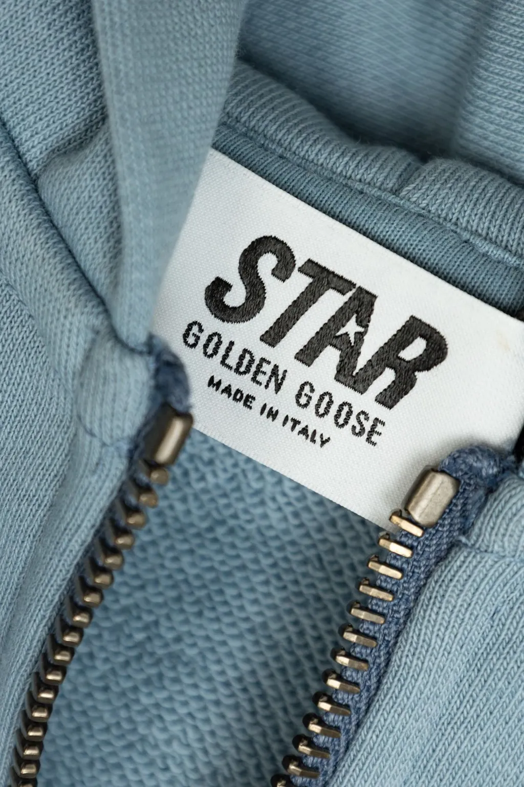 Golden Goose Kids Logo Printed Zipped Hoodie