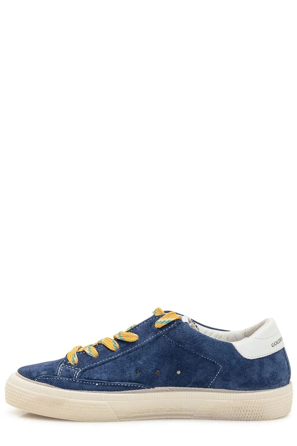 Golden Goose Kids May Star Patch Sneakers