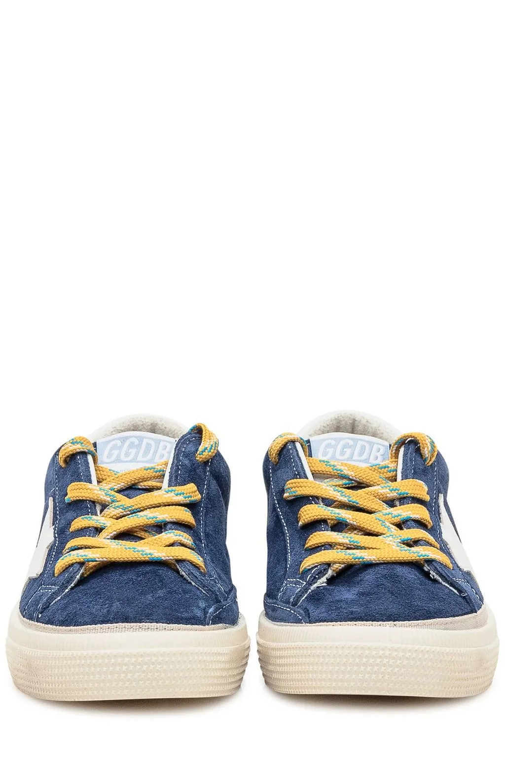 Golden Goose Kids May Star Patch Sneakers