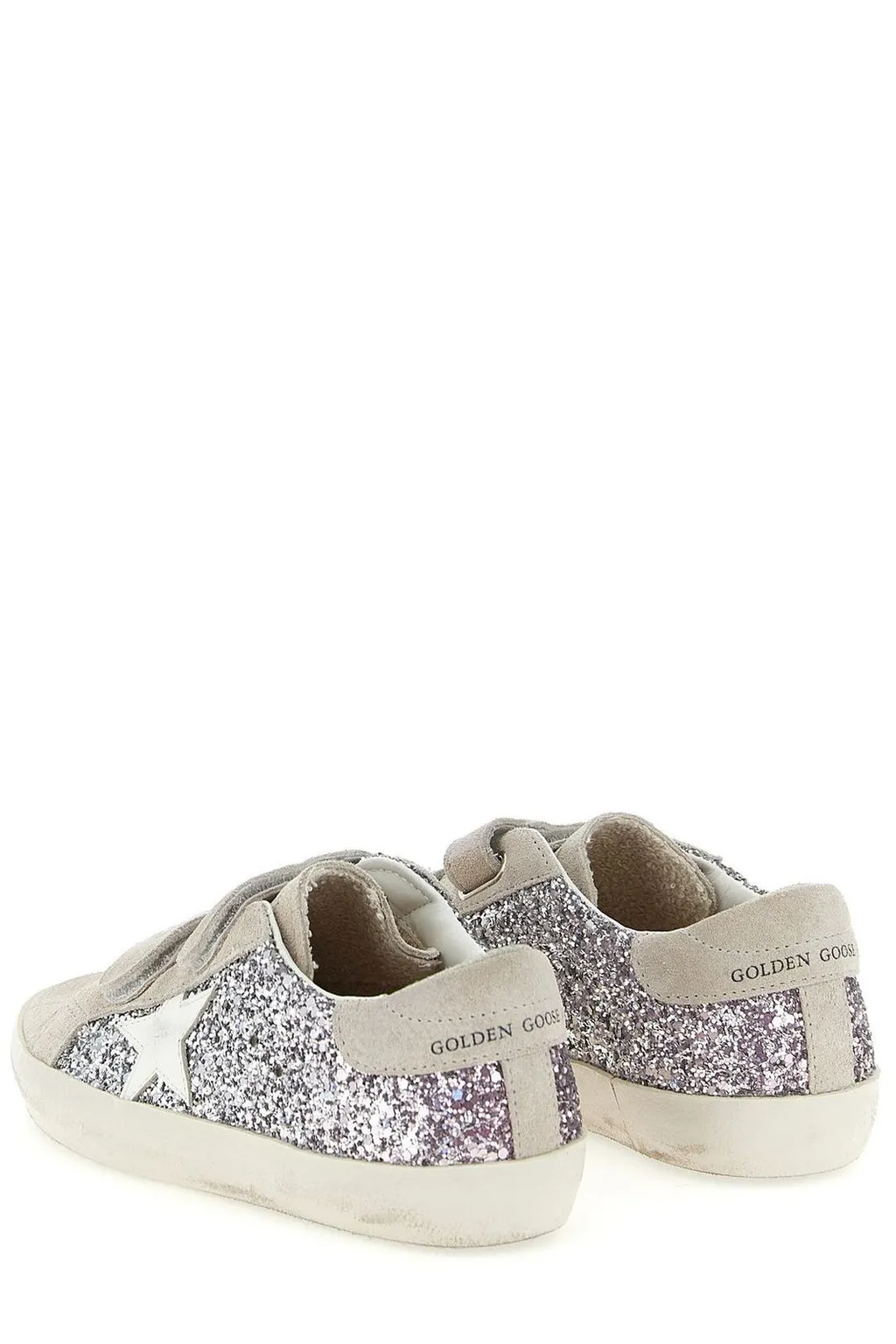 Golden Goose Kids Glitter Star Young Old School Sneakers