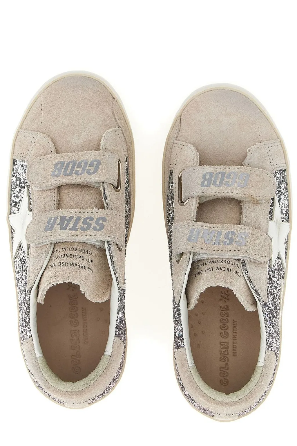 Golden Goose Kids Glitter Star Young Old School Sneakers