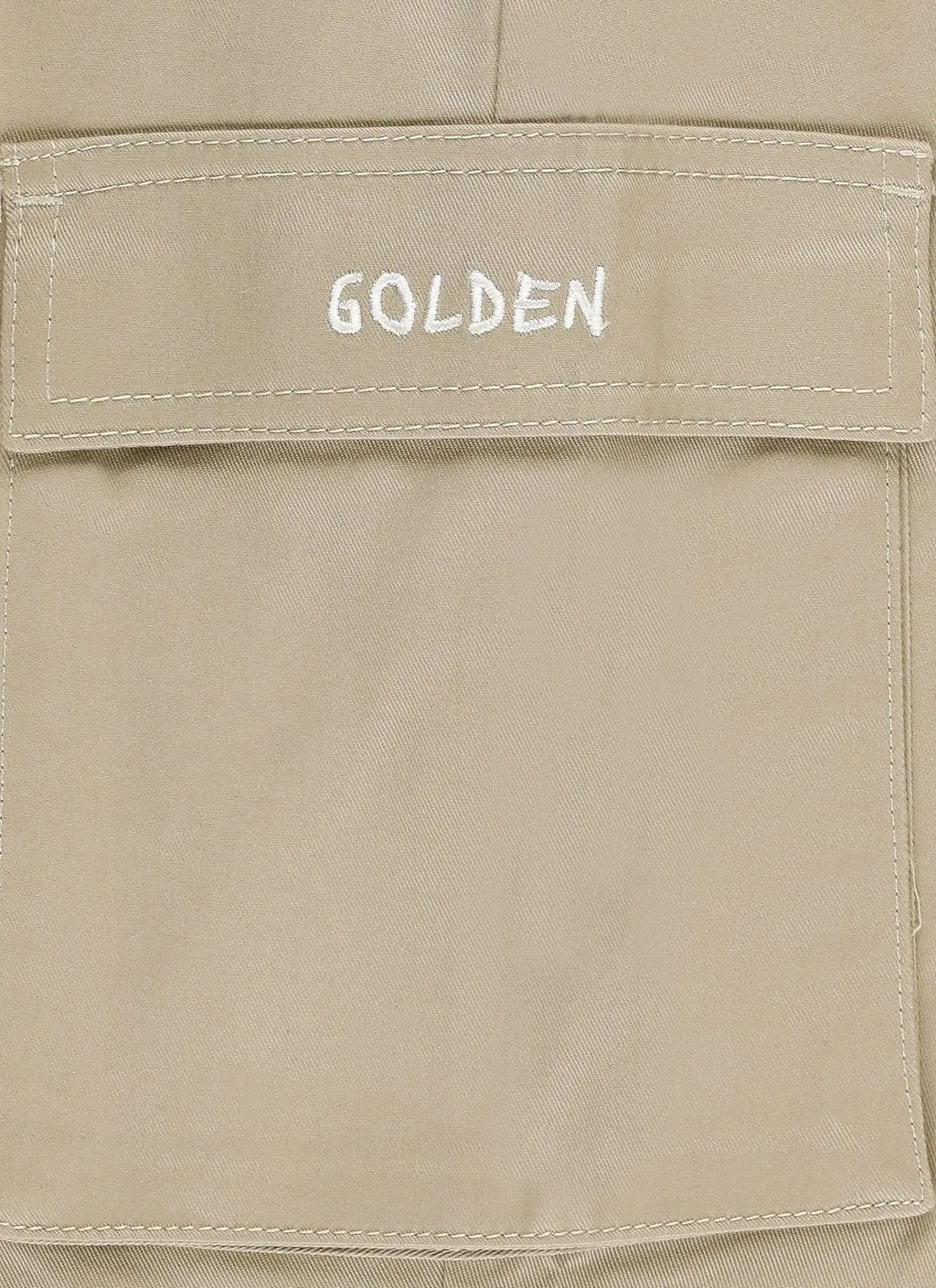 Golden Goose Kids Logo Embroidered Cargo Pants