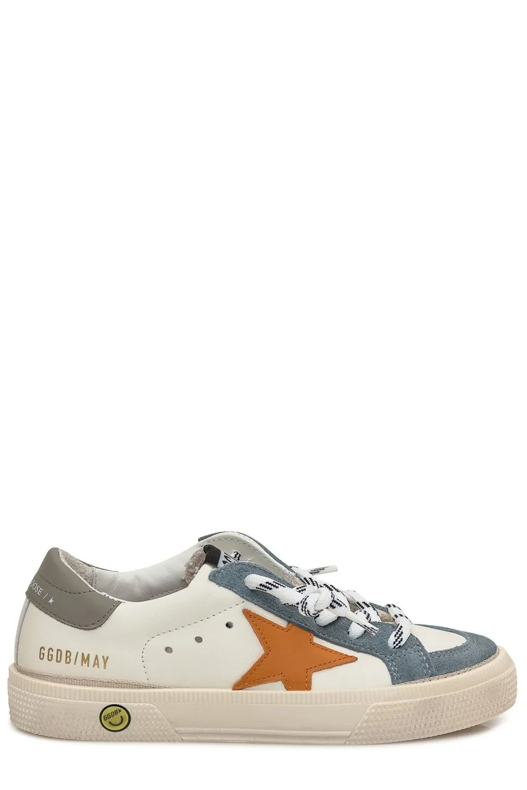 Golden Goose Kids May Star Patch Sneakers