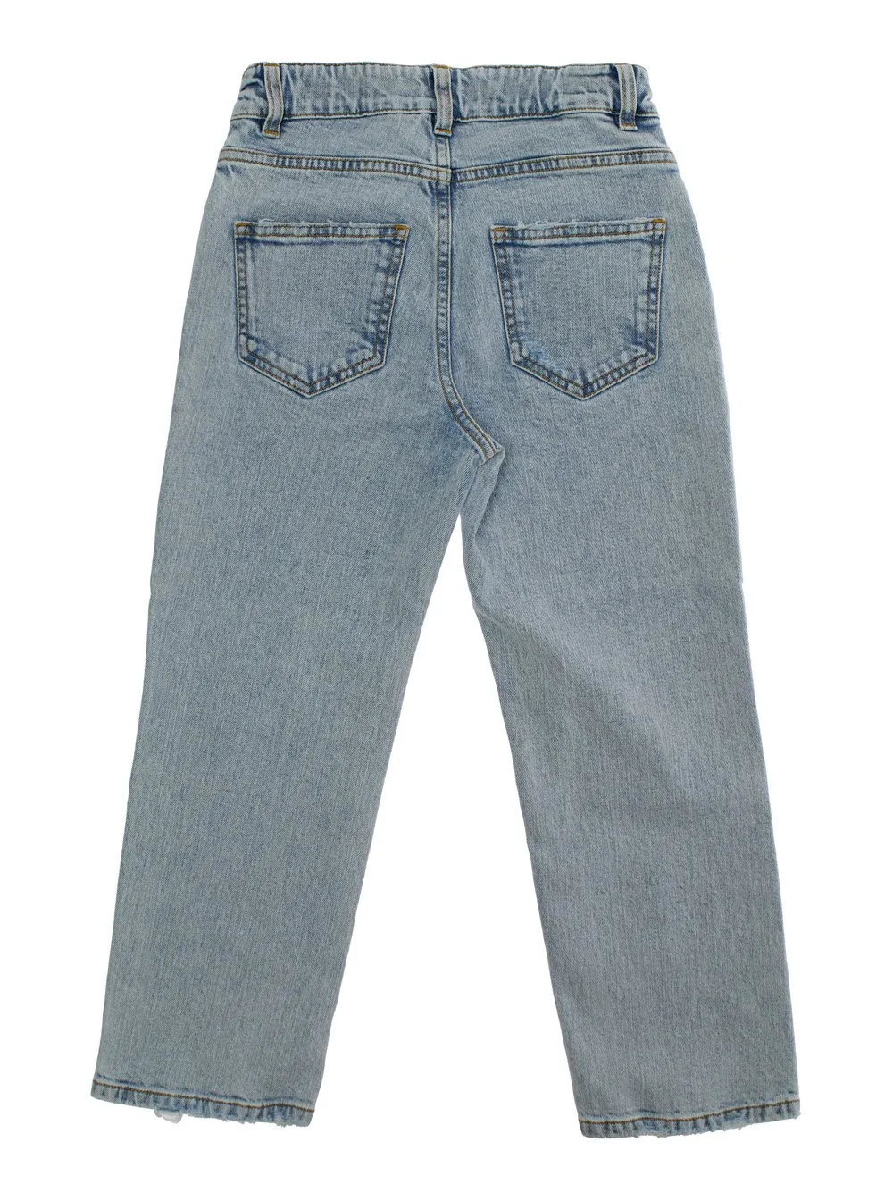 Golden Goose Kids Journey Logo Embroidered Jeans