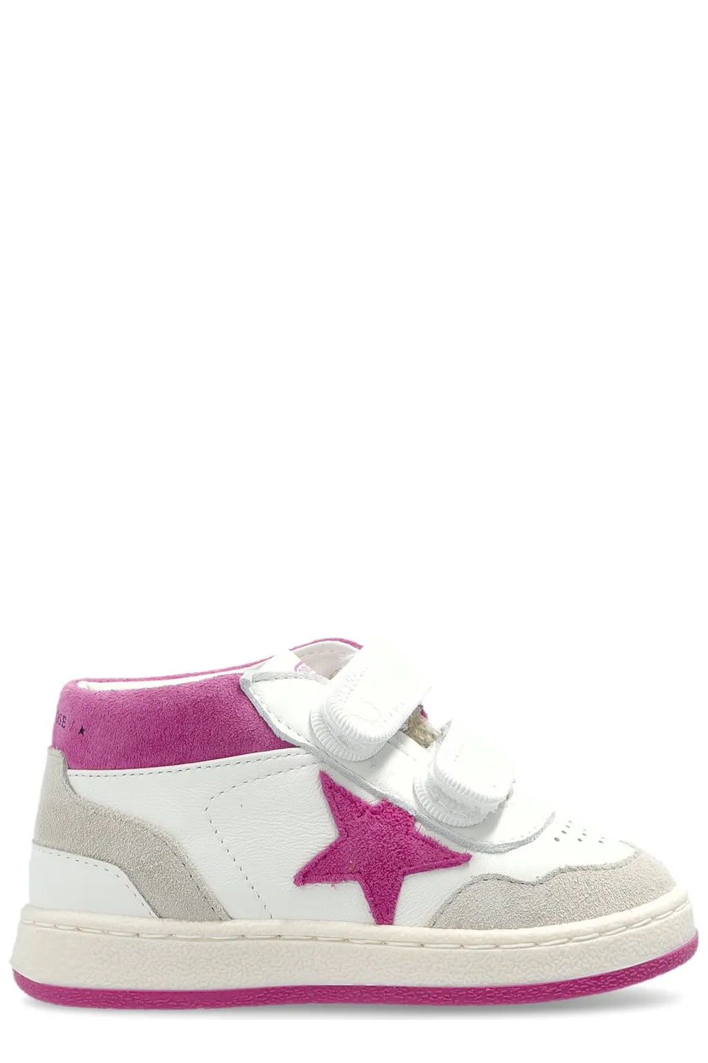Golden Goose Kids June Basket Star Patch Sneakers