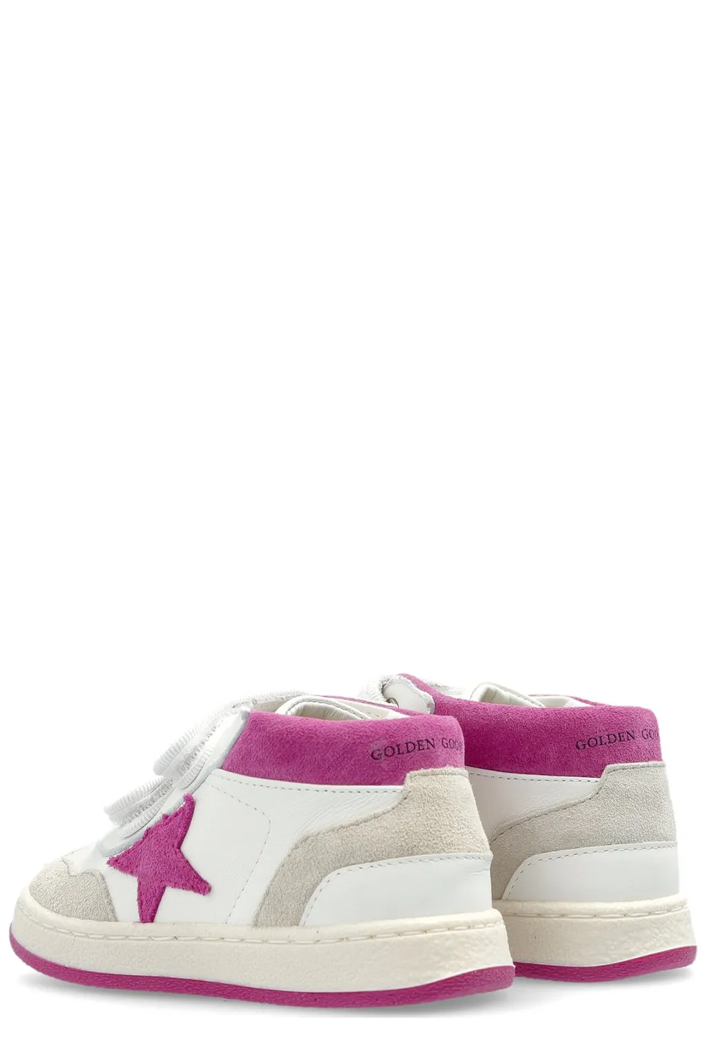 Golden Goose Kids June Basket Star Patch Sneakers