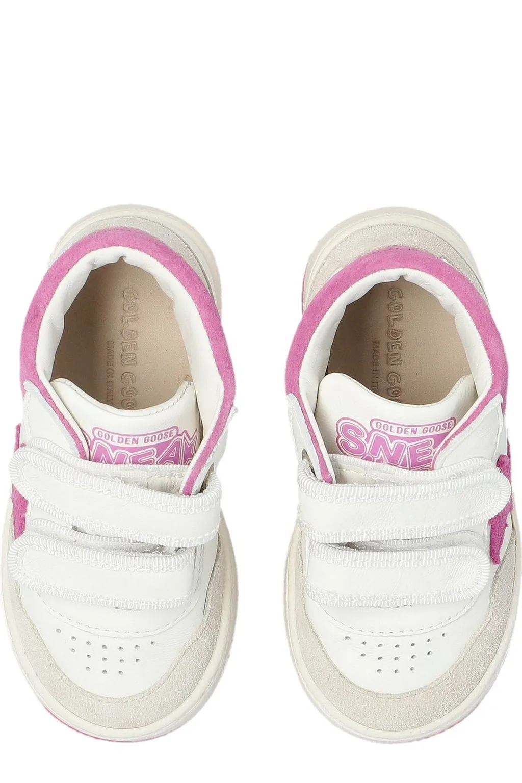 Golden Goose Kids June Basket Star Patch Sneakers