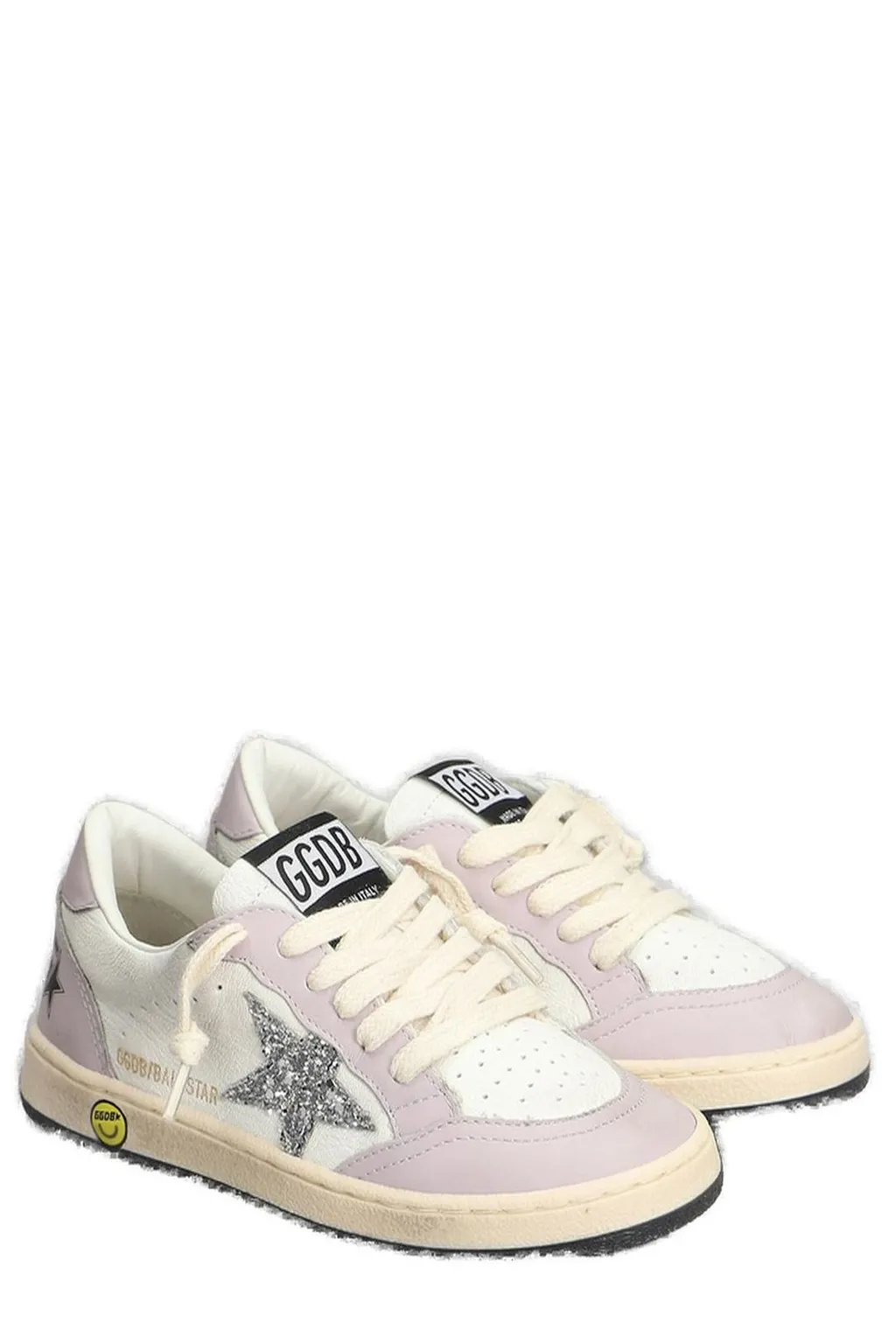 Golden Goose Kids Ball Star Lace-Up Sneakers