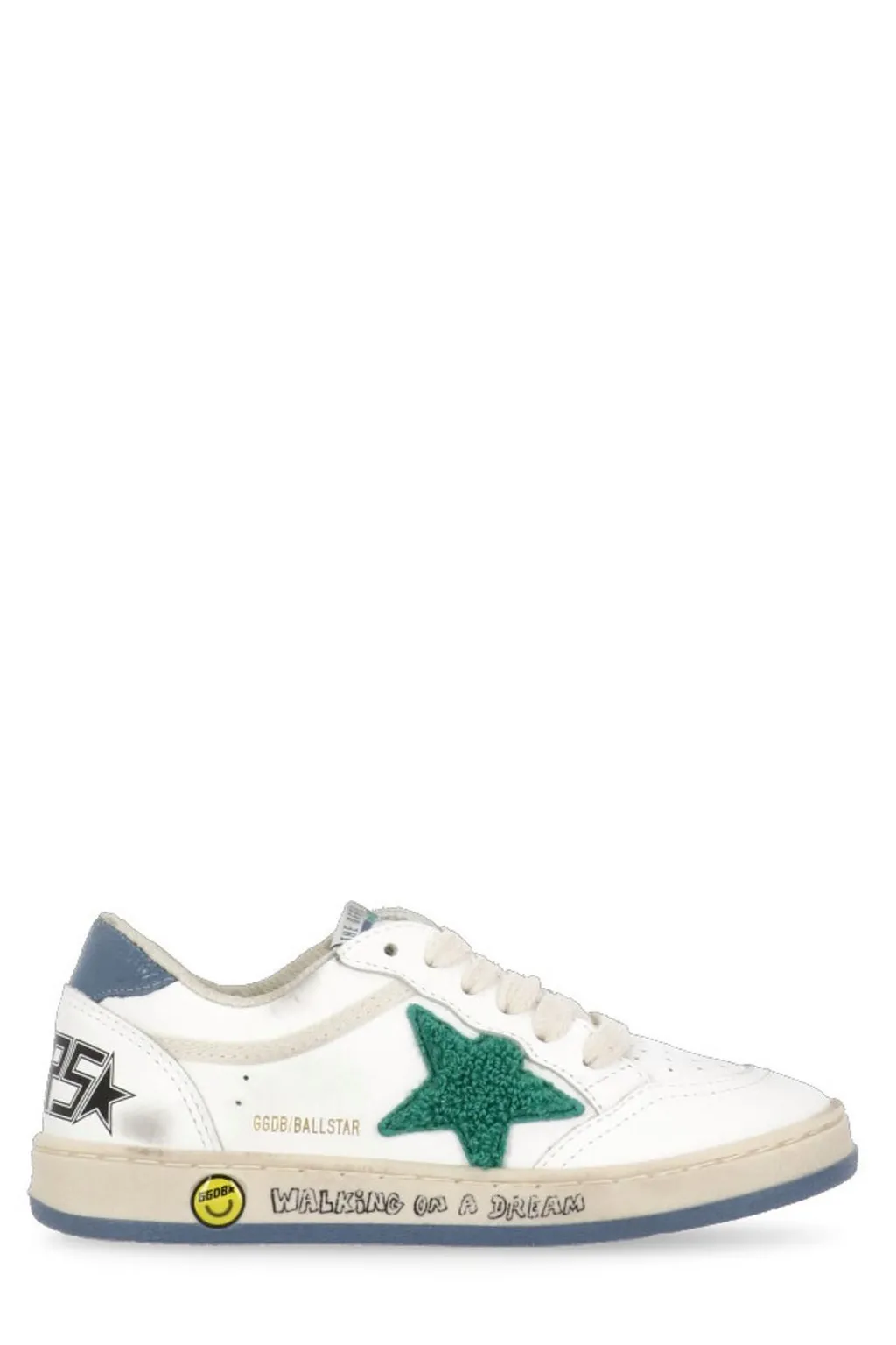 Golden Goose Kids Star Detailed Lace-Up Sneakers