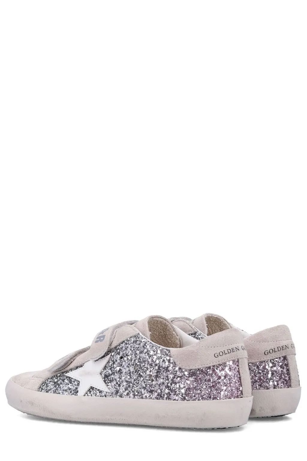 Golden Goose Kids Old School Sequined Sneakers