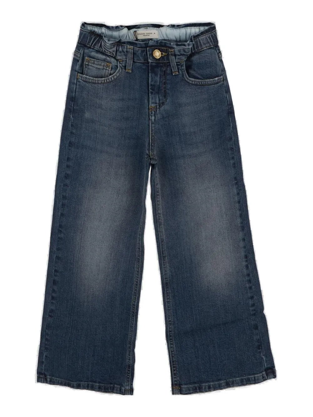Golden Goose Kids Straight Leg Elasticated Waist Jeans