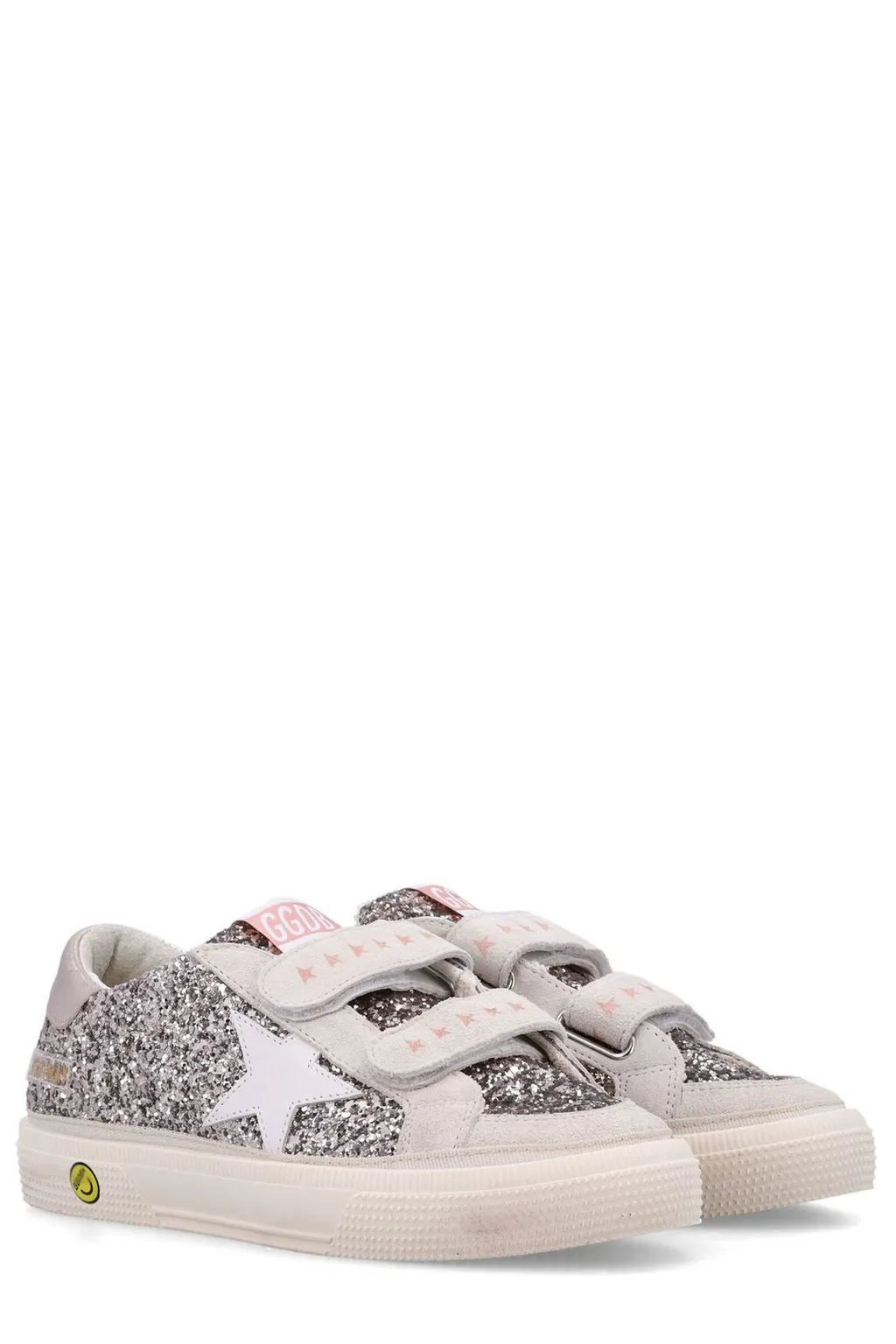 Golden Goose Kids May School Sequined Sneakers