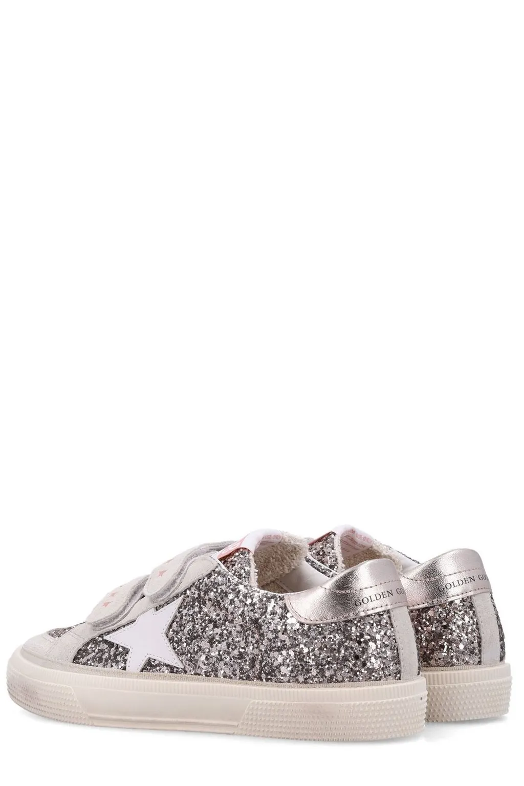 Golden Goose Kids May School Sequined Sneakers