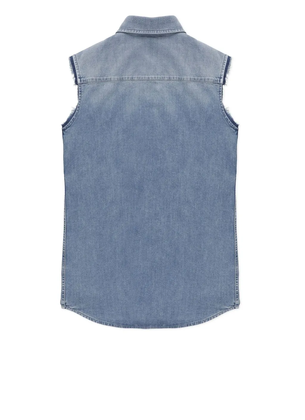 Golden Goose Kids Logo Embroidered Denim Dress