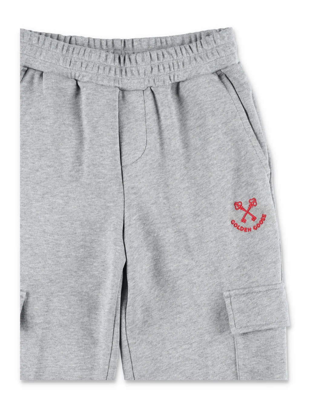 Golden Goose Kids Logo Printed Cargo Track Pants
