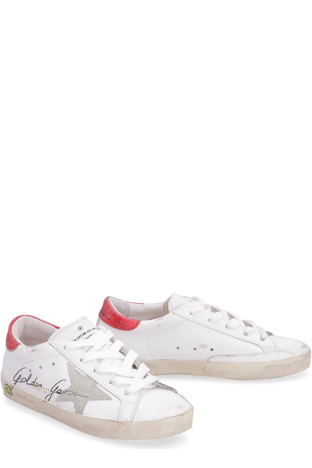 Golden Goose Kids Distressed Lace-Up Sneakers