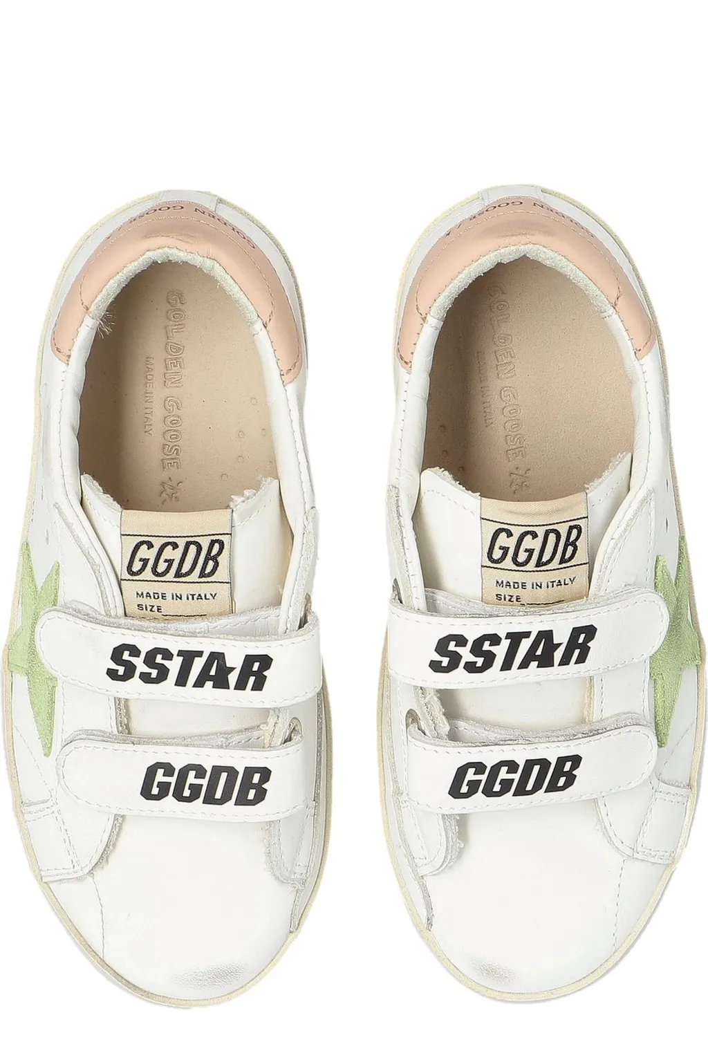 Golden Goose Kids Old School Round Toe Sneakers