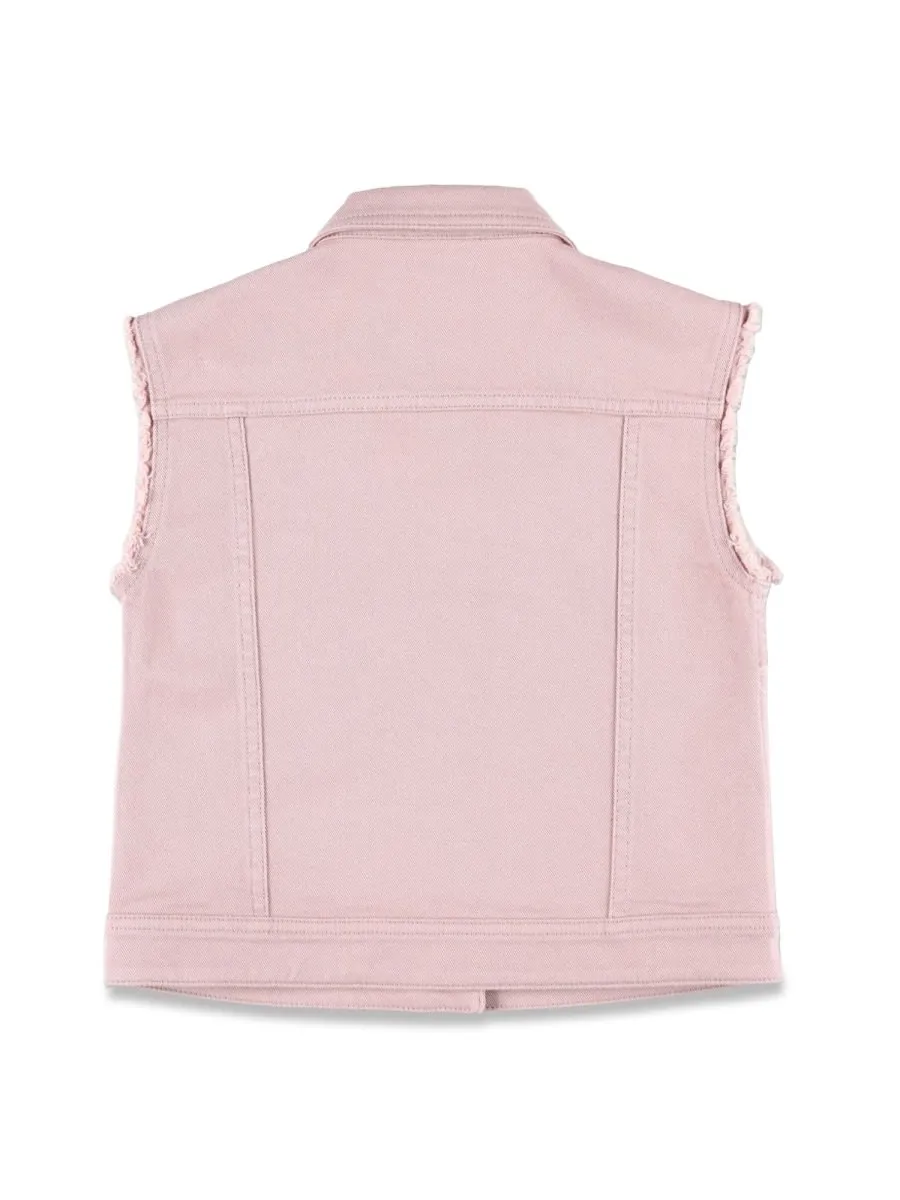 Golden Goose Kids Sleeveless Denim Jacket