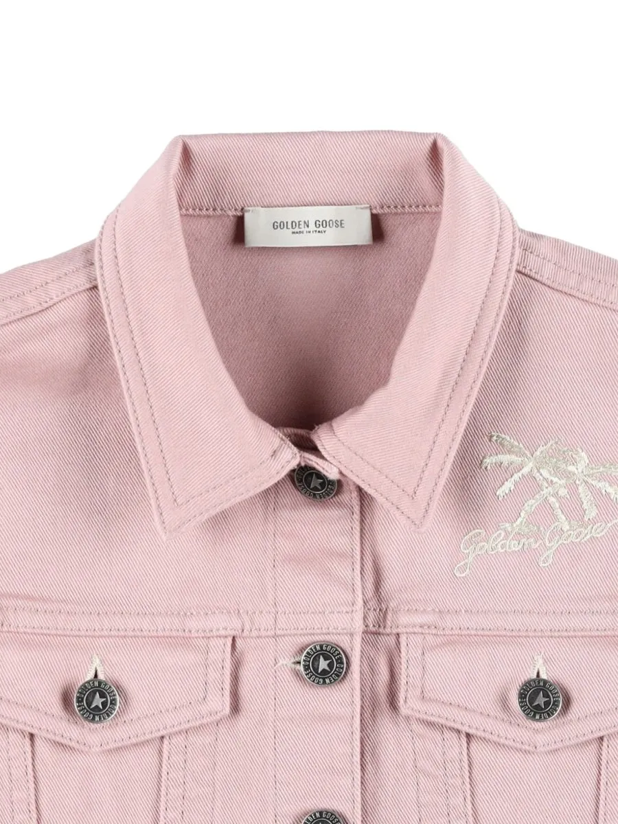 Golden Goose Kids Sleeveless Denim Jacket