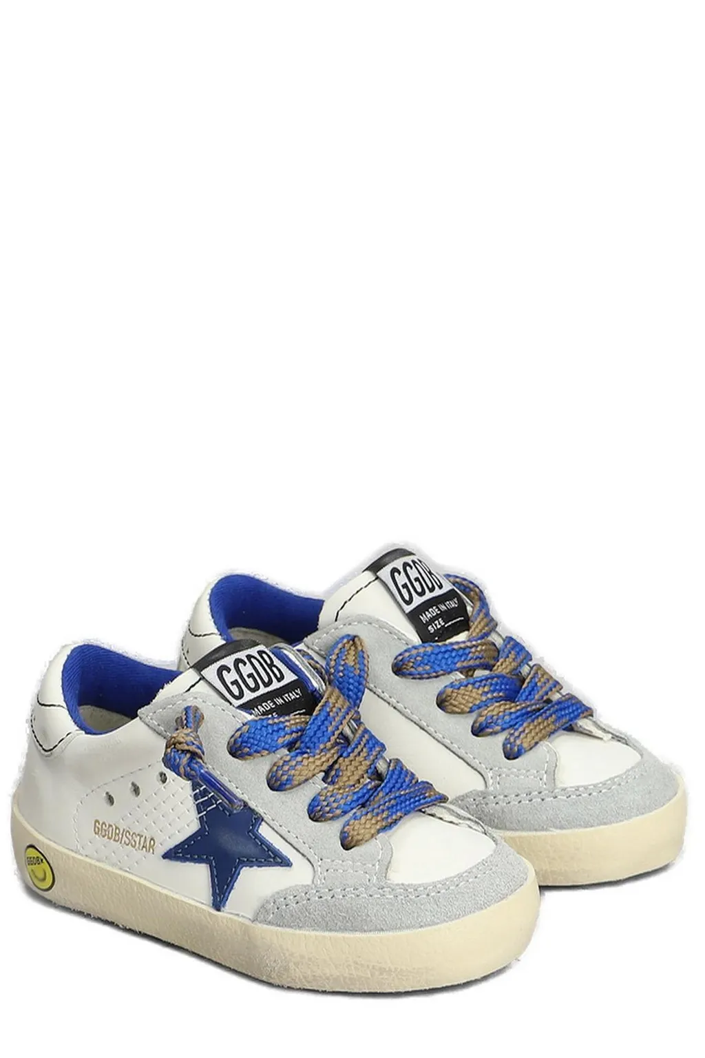 Golden Goose Kids Star Patch Lace-Up Sneakers