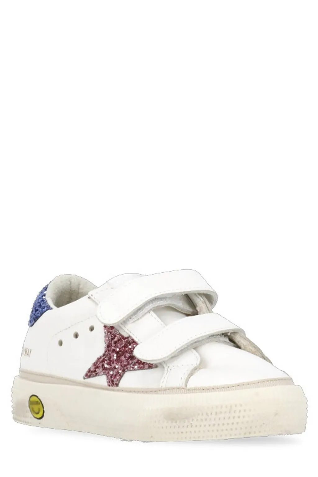 Golden Goose Kids May School Round Toe Sneakers