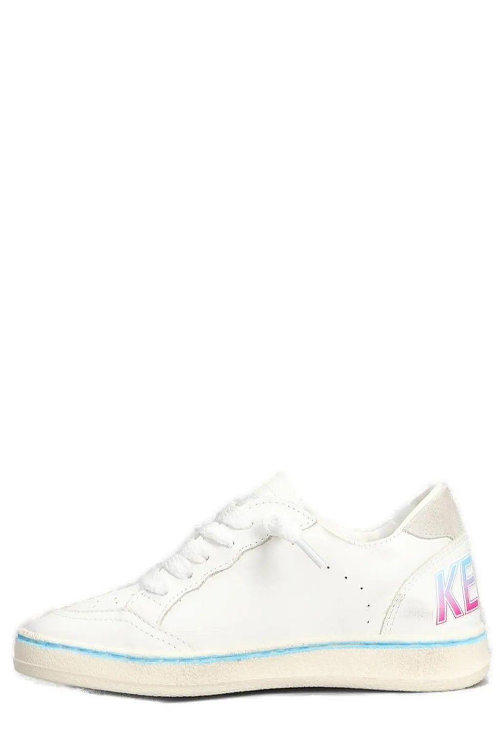 Golden Goose Kids Ball Star New Glitter Embellished Sneakers