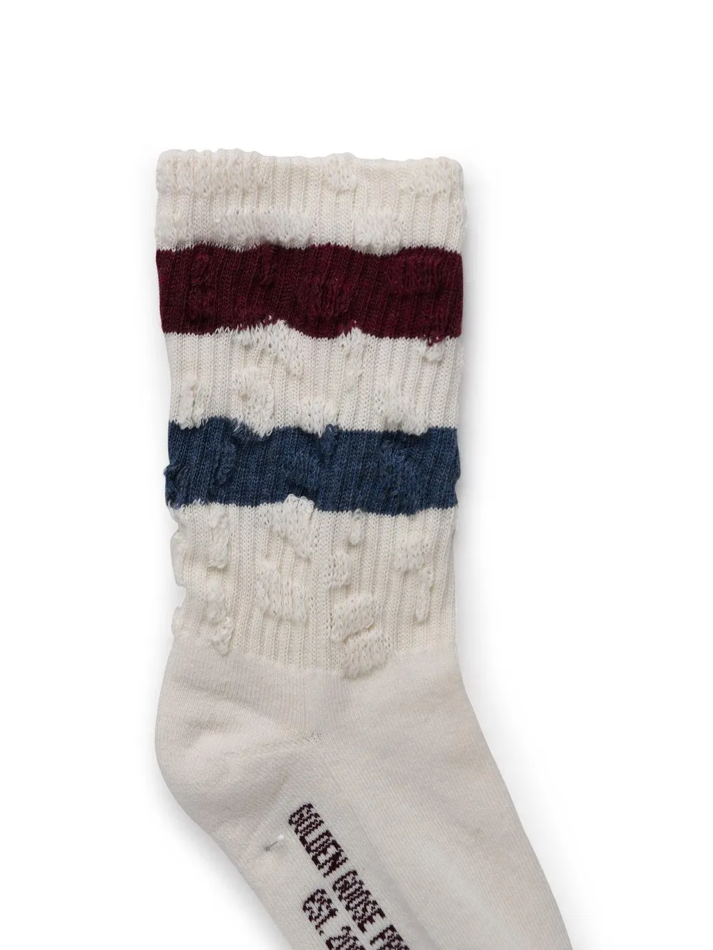 Golden Goose Kids Stripes Distressed Socks