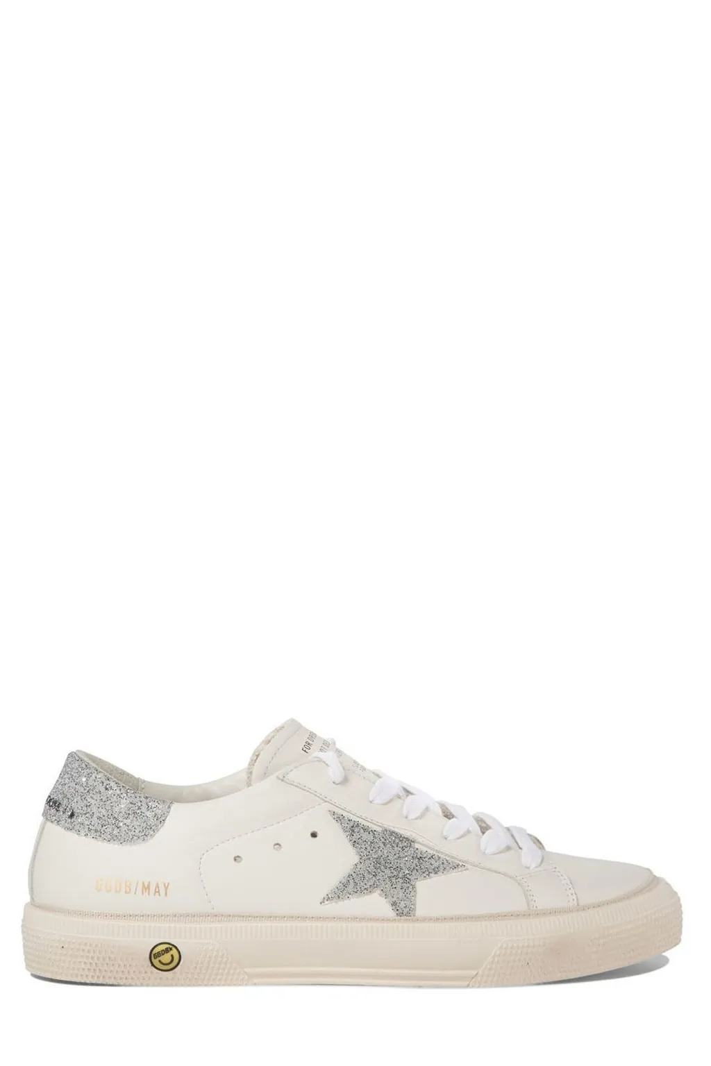 Golden Goose Kids May Star-Patch Sneakers