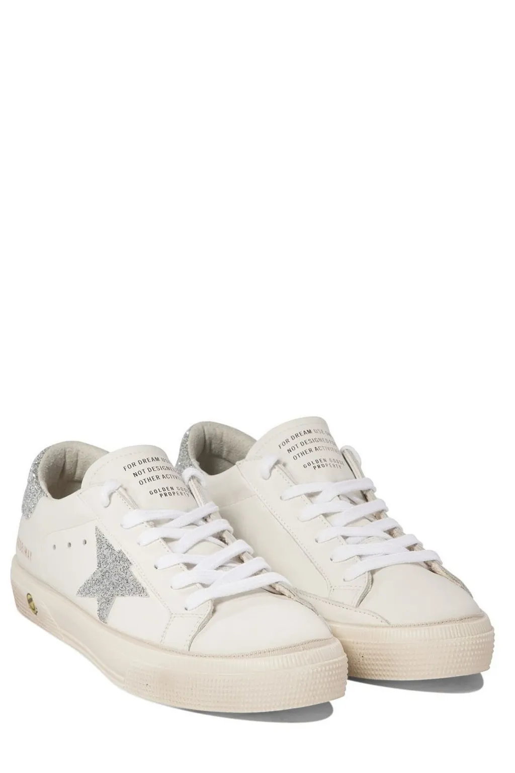 Golden Goose Kids May Star-Patch Sneakers