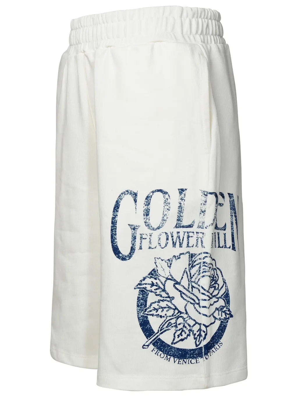 Golden Goose Kids Logo Printed Bermuda Shorts