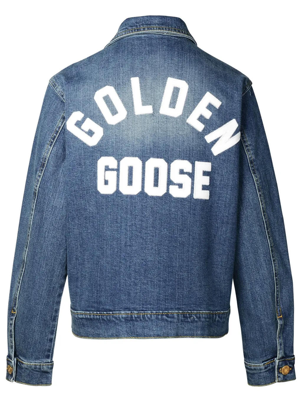 Golden Goose Kids Logo Printed Denim Jacket