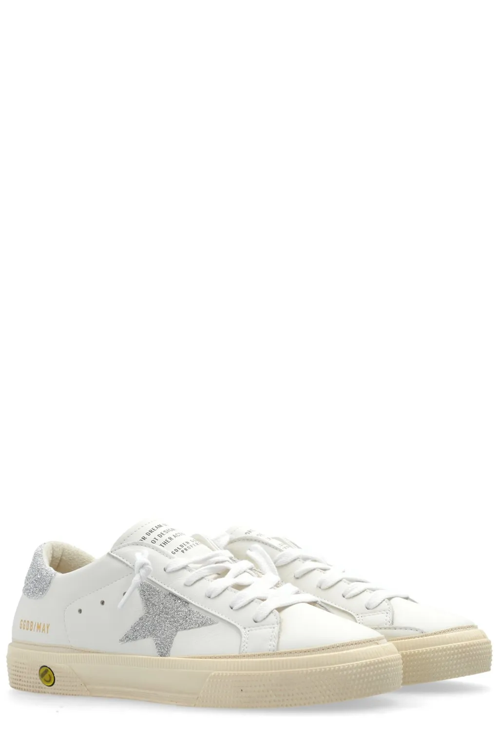 Golden Goose Kids Round-Toe Lace-Up Sneakers