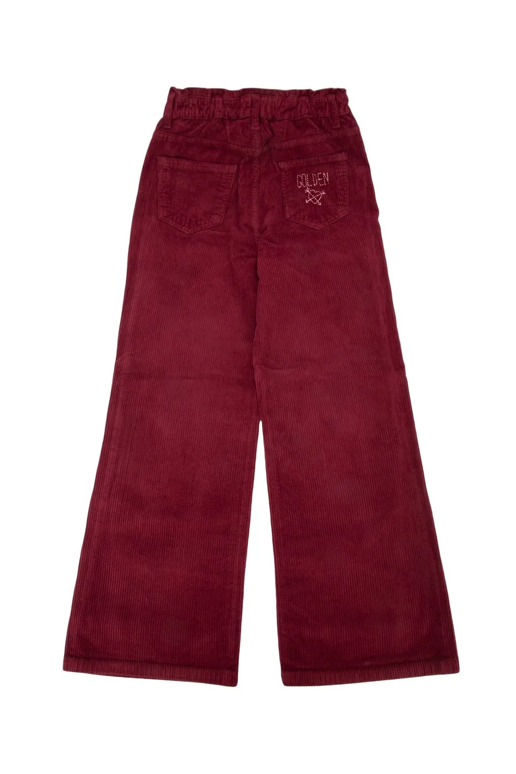 Golden Goose Kids Logo Detailed Wide Leg Trousers