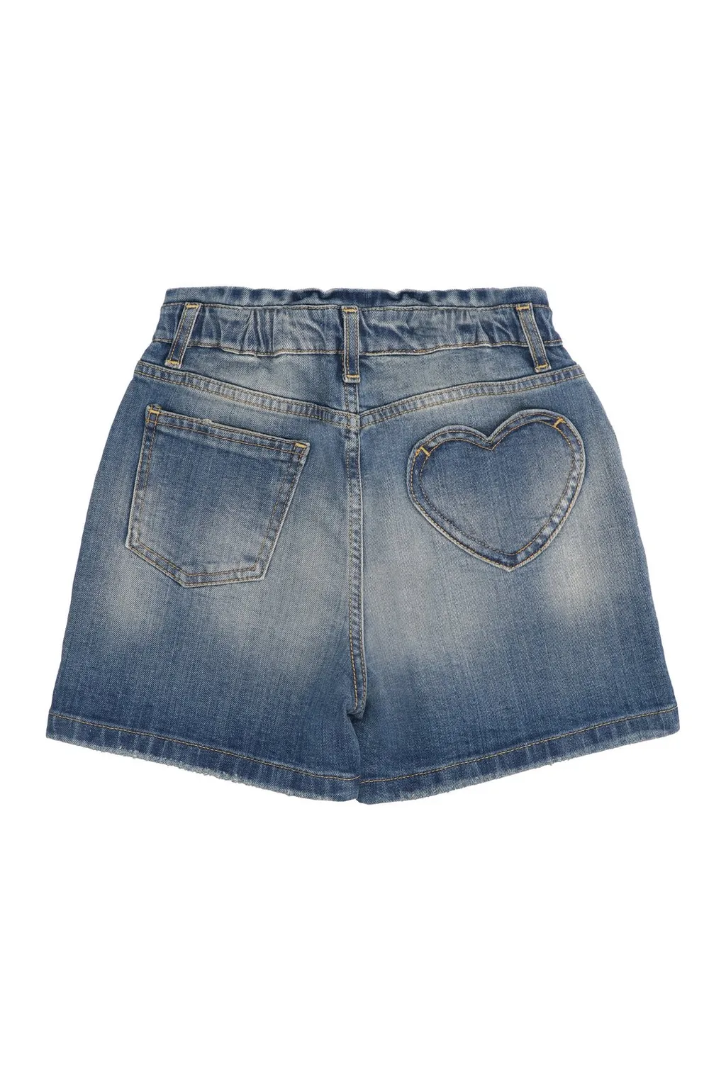 Golden Goose Kids Button Detailed Denim Shorts