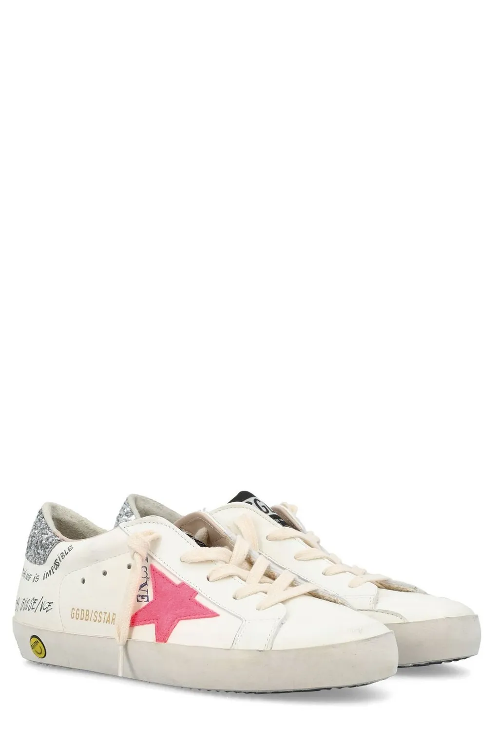 Golden Goose Kids Super-Star Lace-Up Sneakers
