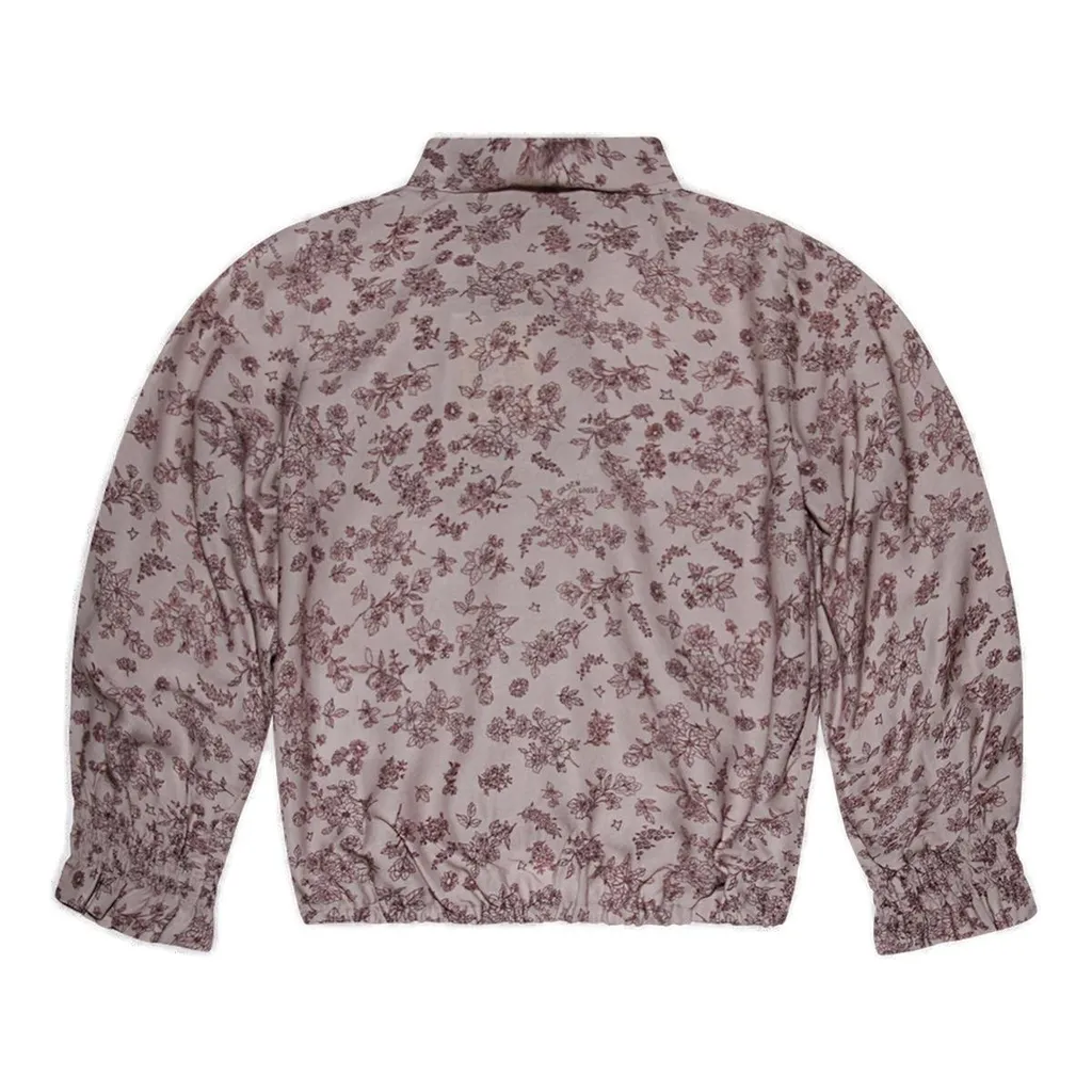 Golden Goose Kids Flloral Printed Elasticated Hem Blouse
