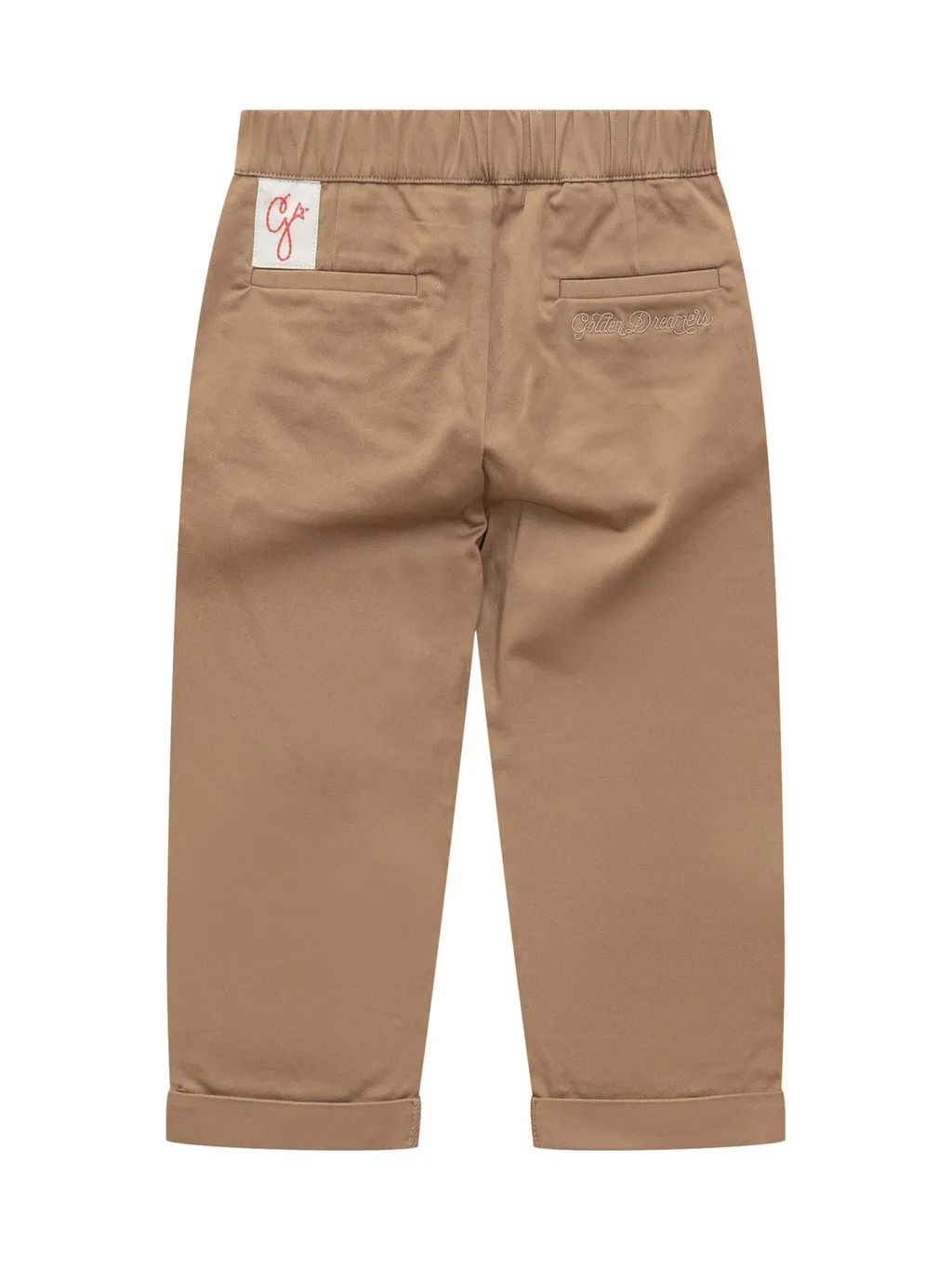Golden Goose Kids Logo Patch Straight Leg Pants