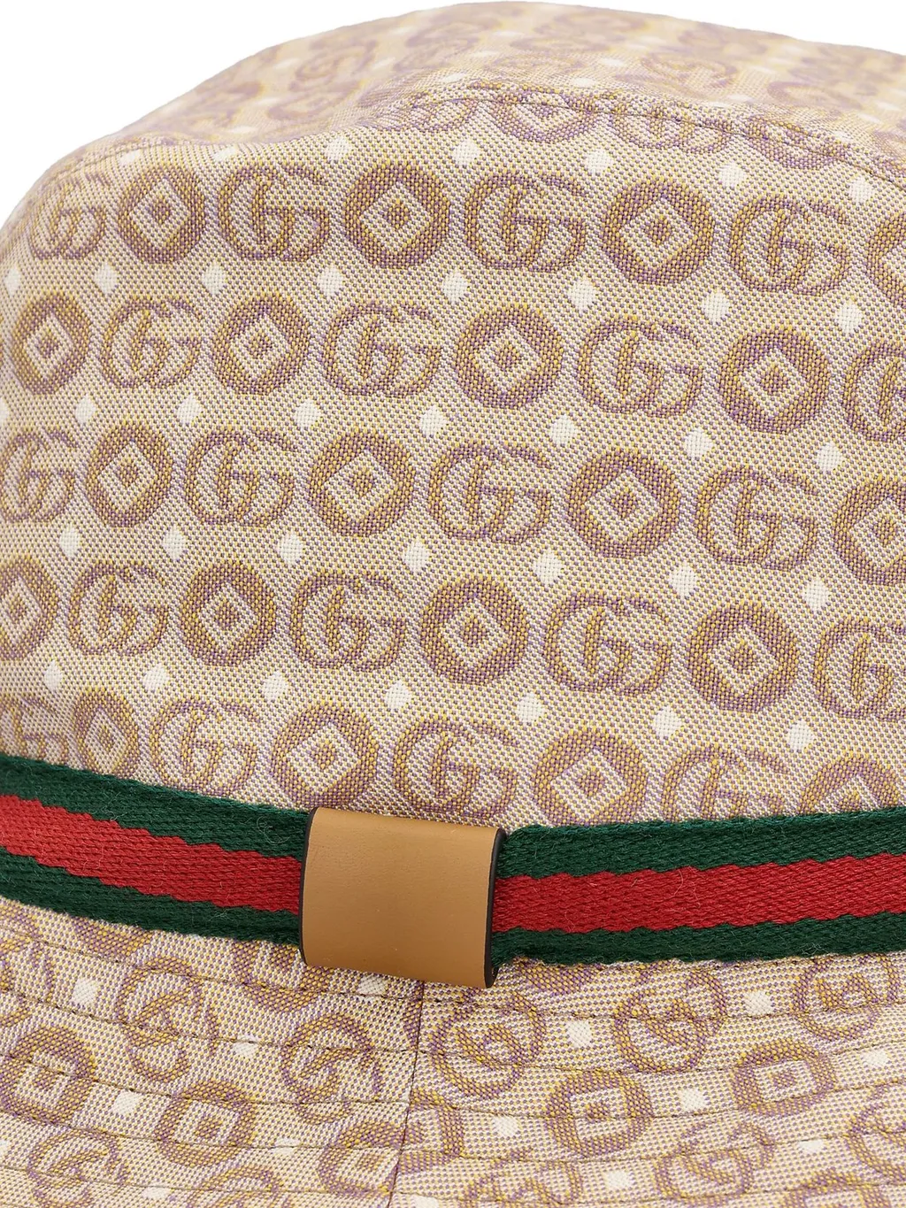 Gucci Kids Allover Gg Logo Printed Bucket Hat