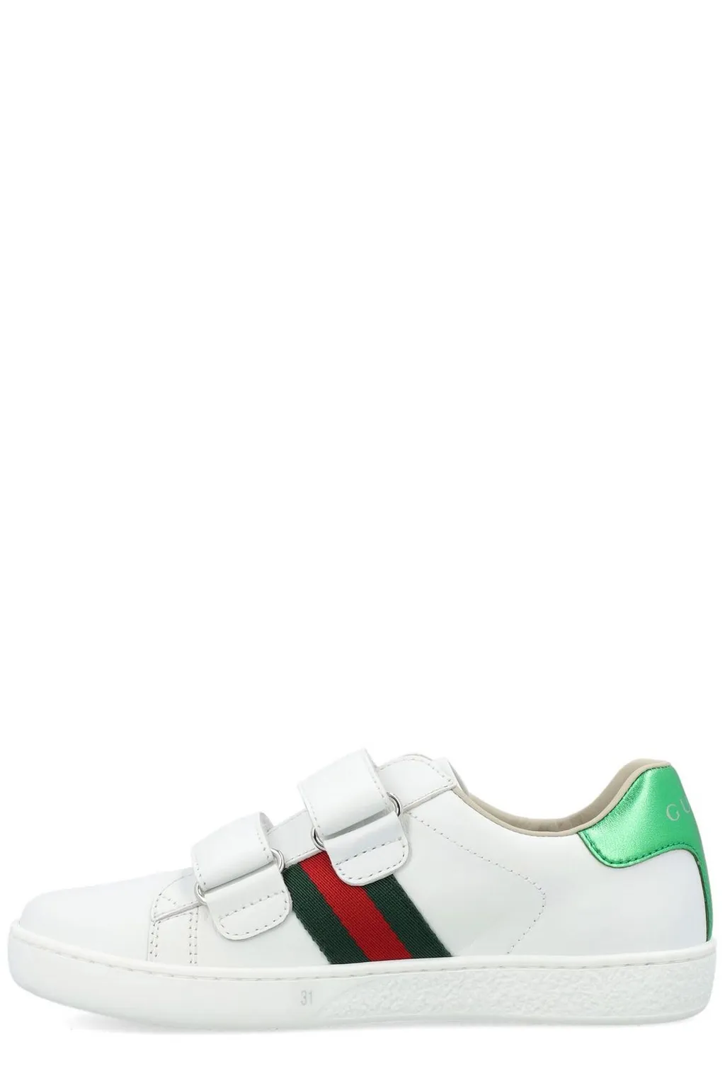 Gucci Kids Ace Round Toe Sneakers