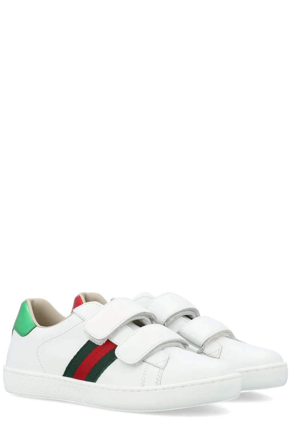 Gucci Kids Ace Round Toe Sneakers