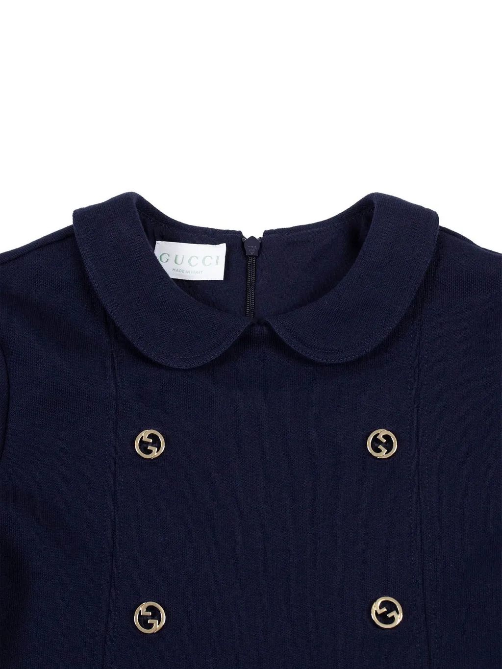Gucci Kids Double-Breasted Pleated Dress