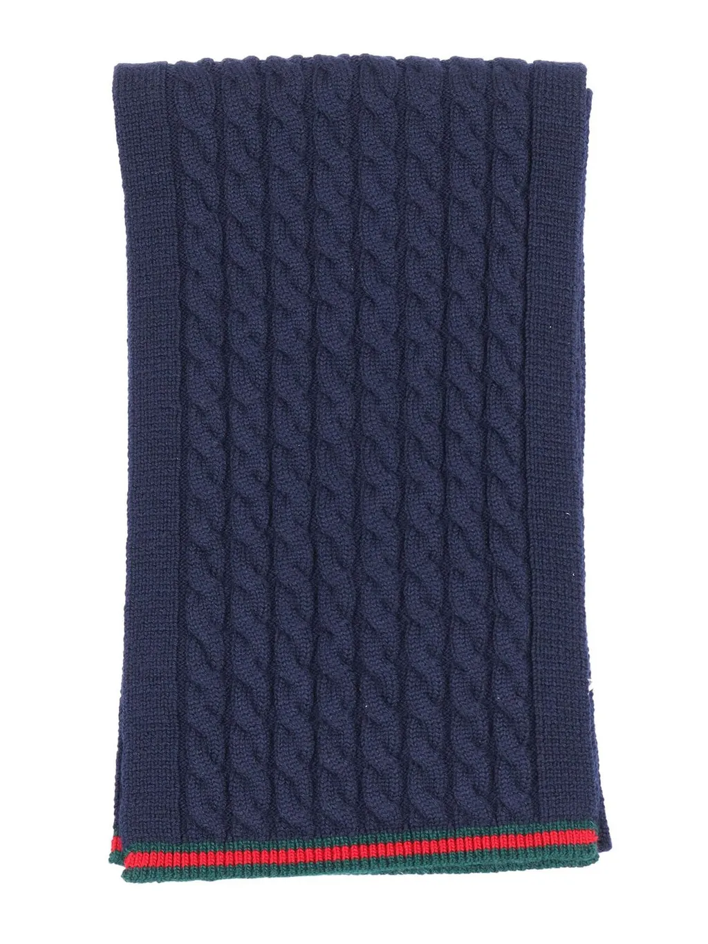 Gucci Kids Ribbed Knitted Scarf