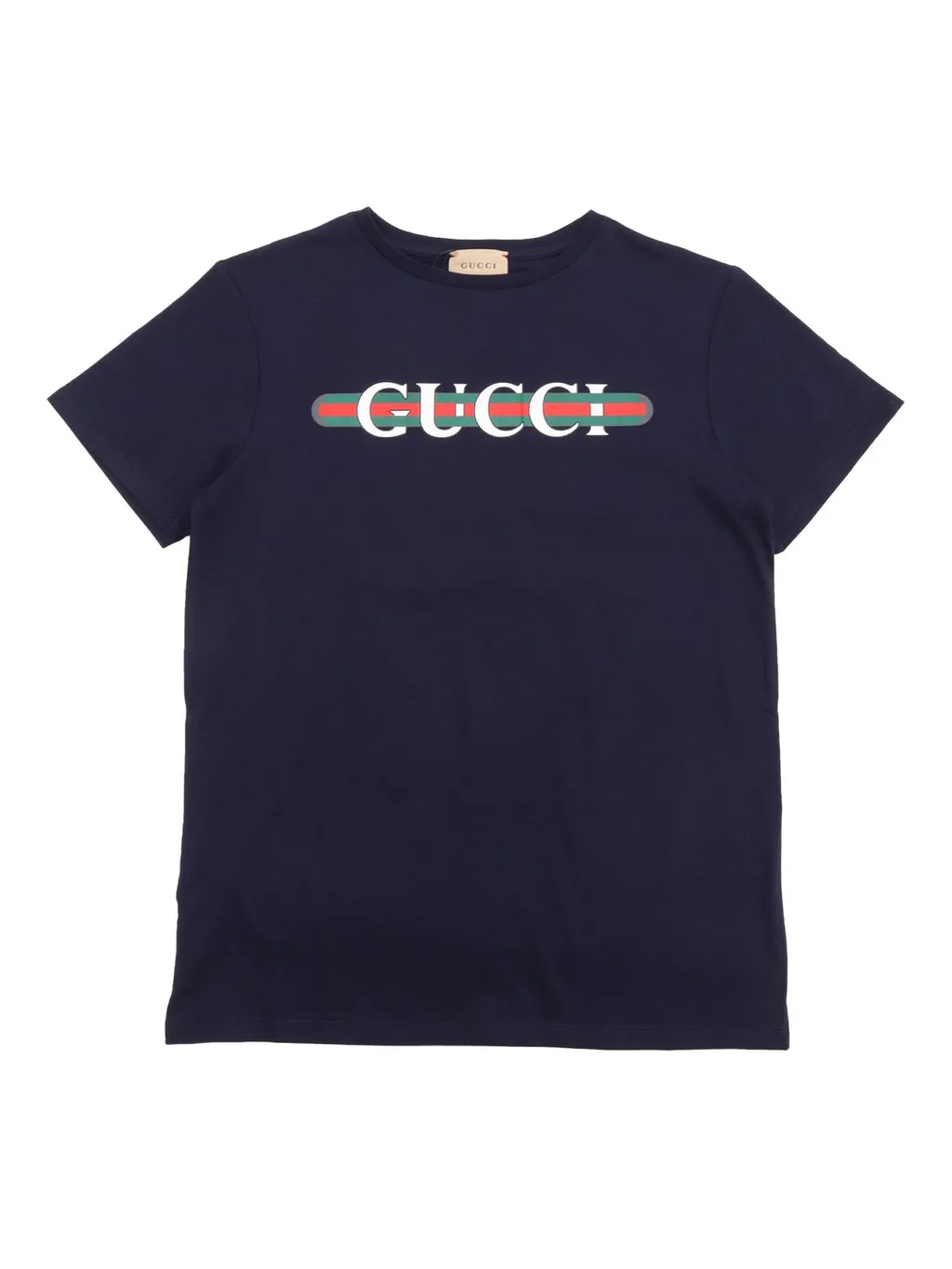 Gucci Kids Logo Printed Crewneck T-Shirt