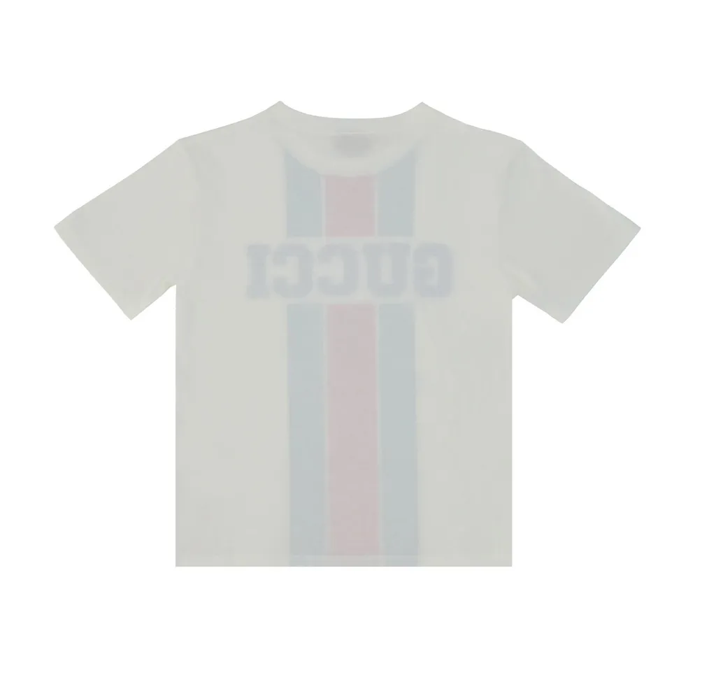 Gucci Kids Logo Printed Crewneck T-Shirt