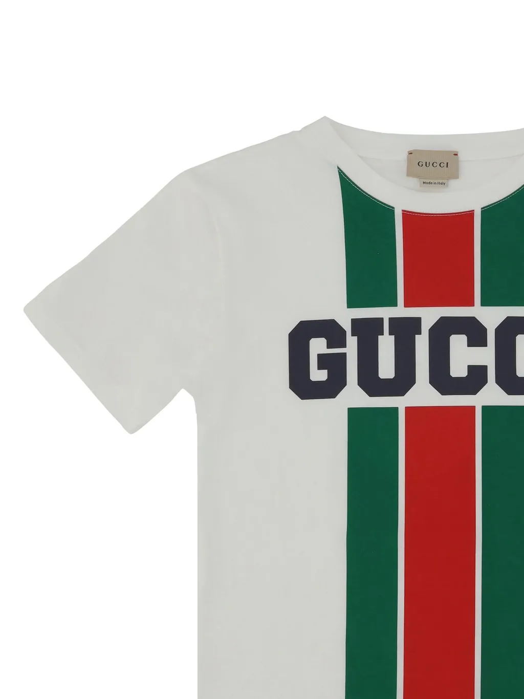 Gucci Kids Logo Printed Crewneck T-Shirt