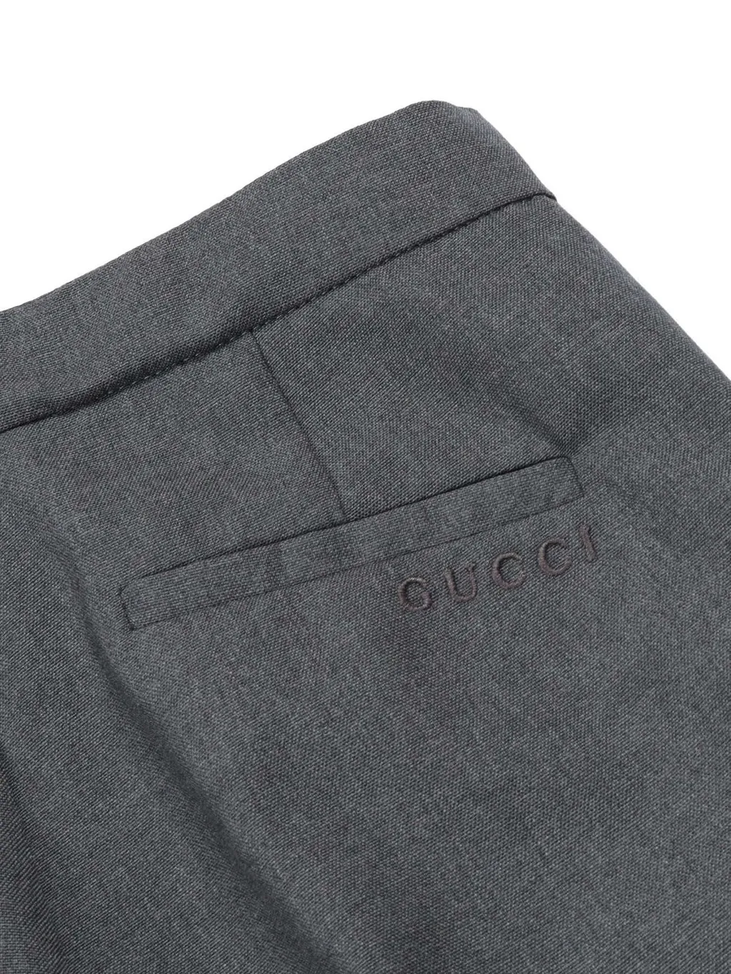 Gucci Kids Button Detailed Pleated Pants