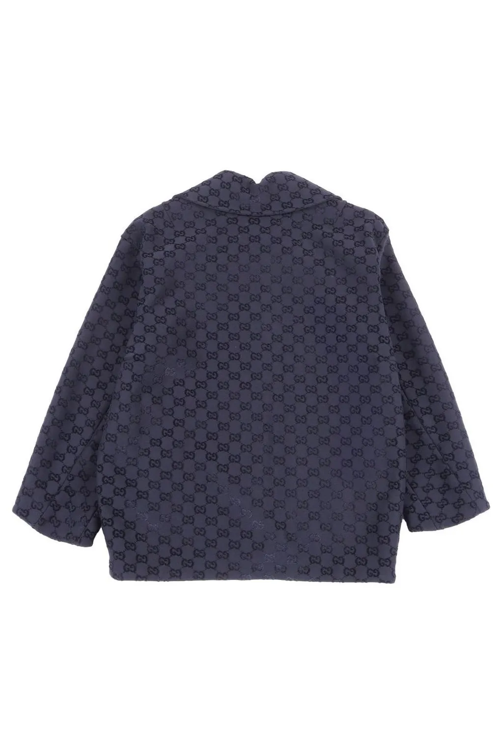 Gucci Kids Gg-Patterned Single-Breasted Jacket