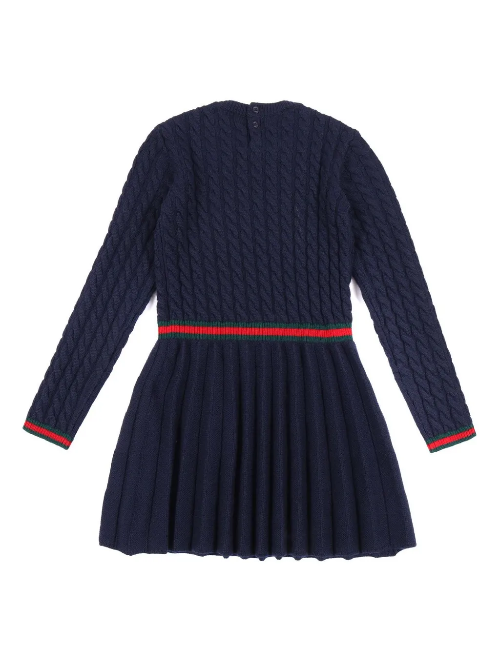 Gucci Kids Long-Sleeved Crewneck Dress
