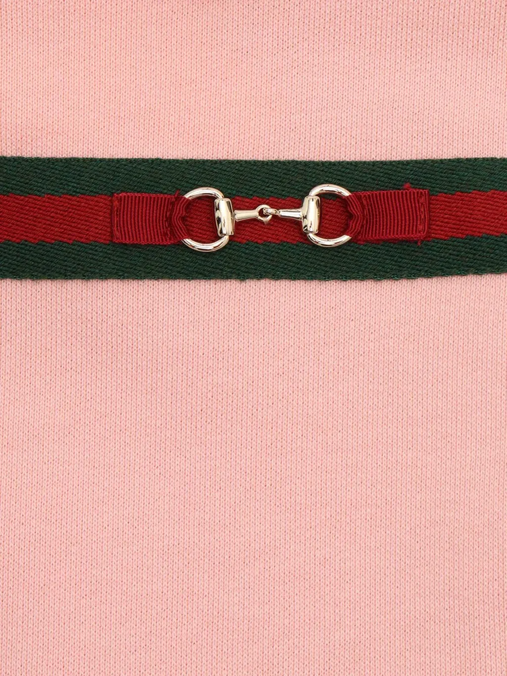 Gucci Kids Web Detailed Short-Sleeved Dress